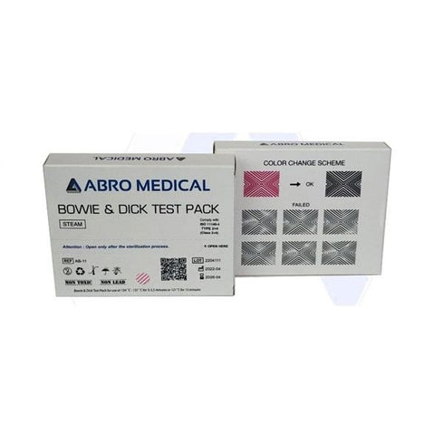 Teste autoclav Bowie&Dick Abro Medical